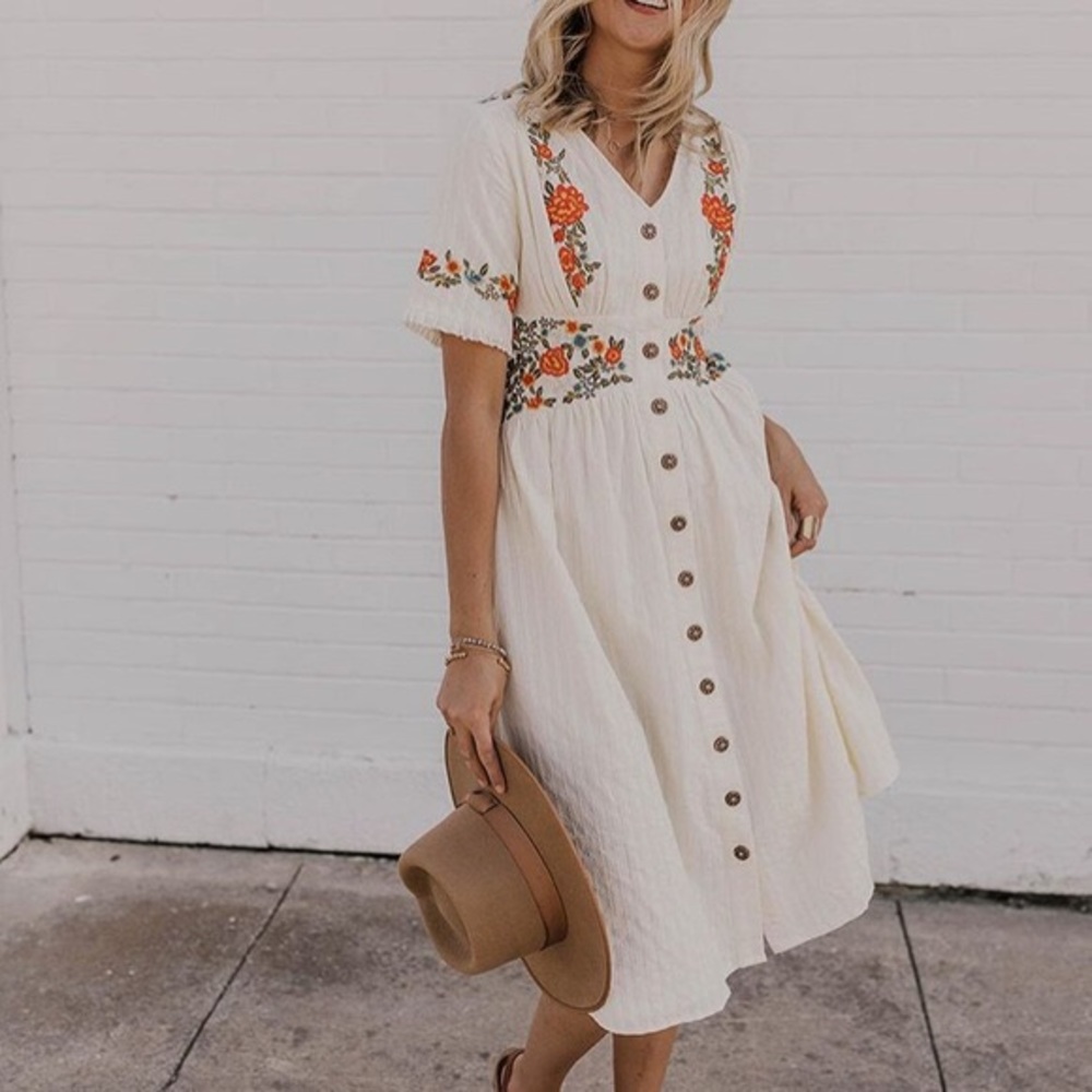 Brand New With Tag embroidered dress.